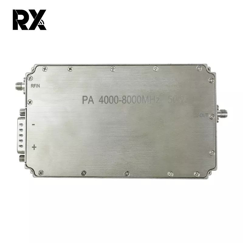 Système RF d'amplificateur de puissance ultra-large bande C 4-8 GHz 50 W